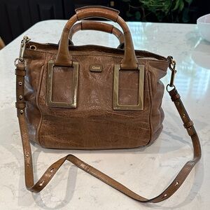 Chloe Brown Leather Handbag